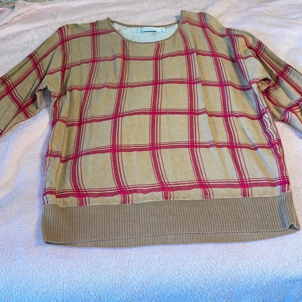 NY&Co Plaid blouse